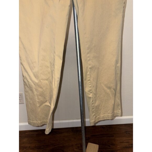 Lands In Pants Women 14 khaki 34X31 Stretch Pockets Cotton Blend - Picture 3 of 10